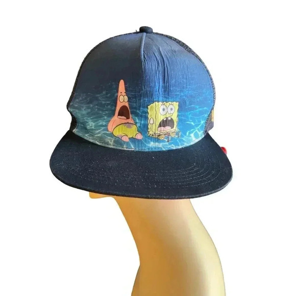 Spongebob Squarepants Other - SpongeBob SquarePants flat bill  SnapBack trucker hat